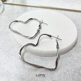 ねじれハートフープピアス【S925ポスト】 | LUPIS | 詳細画像6