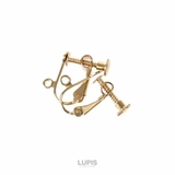 ネジ式イヤリングパーツ平皿カン付き  | LUPIS | 詳細画像3 
