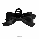 ブラック | リボンバンスクリップ【ヘアアクセサリー】 | LUPIS