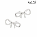 シンプルリボンピアス【小ぶり】 | LUPIS | 詳細画像1