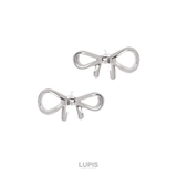 シンプルリボンピアス【小ぶり】 | LUPIS | 詳細画像3