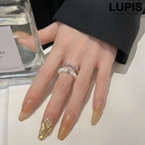 パール×メタル2連リング【指輪】 | LUPIS | 詳細画像1
