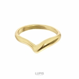 ゴールド | Vラインシンプルリング【指輪】 | LUPIS