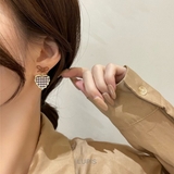 リボン×ハートパターンピアス【S925ポスト】 | LUPIS | 詳細画像2