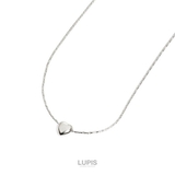シルバー | プチハートネックレス【小ぶり】 | LUPIS