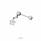 【18G】メタルチャームストレートバーベルボディピアス | LUPIS | 詳細画像5