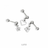 【18G】メタルチャームストレートバーベルボディピアス | LUPIS | 詳細画像6