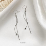ウェーブ×ロングバーフックピアス【長め】 | LUPIS | 詳細画像2