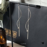 ウェーブ×ロングバーフックピアス【長め】 | LUPIS | 詳細画像3