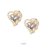 パール×ビジューハートイヤリング【クリップ式】 | LUPIS | 詳細画像3