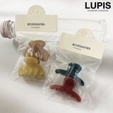 バイカラーミニヘアクリップセット【2個セット 小ぶり】 | LUPIS | 詳細画像1 
