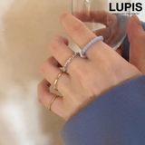 ビーズ×メタルリングセット【4本セット】 | LUPIS | 詳細画像1 