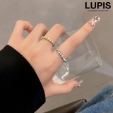 キューブメタルビーズリング | LUPIS | 詳細画像1