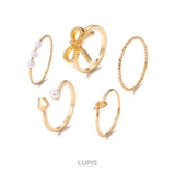 リボンリングセット【5本セット】 | LUPIS | 詳細画像3
