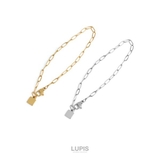 スクエアチャームメタルチェーンブレスレット | LUPIS | 詳細画像4
