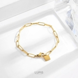 スクエアチャームメタルチェーンブレスレット | LUPIS | 詳細画像7
