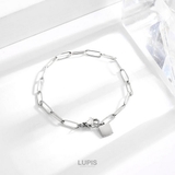 スクエアチャームメタルチェーンブレスレット | LUPIS | 詳細画像8