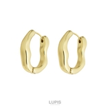 ゴールド | ニュアンスメタルフープピアス | LUPIS