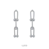 3連U字チェーンピアス【S925ポスト】 | LUPIS | 詳細画像2