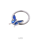 【16G】バタフライセグメントリングボディピアス | LUPIS | 詳細画像2 