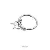 【16G】バタフライセグメントリングボディピアス | LUPIS | 詳細画像4 