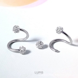 【16G】パヴェボールスパイラルバーベルボディピアス | LUPIS | 詳細画像3 