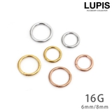 【16G】シンプルプチセグメントリングボディピアス | LUPIS | 詳細画像1