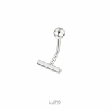 【14G】スクエアバーバナナバーベルボディピアス・へそピアス | LUPIS | 詳細画像2