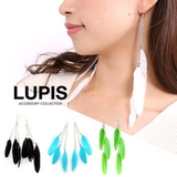 フェザーチェーンフックピアス | LUPIS | 詳細画像1