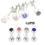 【14G】カラージュエルストレートバーベルボディピアス | LUPIS | 詳細画像3