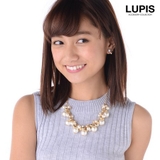 パールビジューロング ネックレス | LUPIS | 詳細画像2