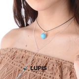 ターコイズストーンチョーカーネックレス | LUPIS | 詳細画像3 