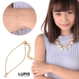 シンプルジュエルチャーム ブレスレット | LUPIS | 詳細画像1 