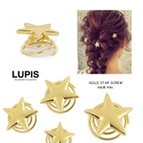 ≪1個入り≫ゴールドスタースクリューヘアピン  | LUPIS | 詳細画像1 