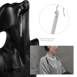 スクエアバーロングフックピアス【長め】 | LUPIS | 詳細画像4 