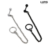 ≪16G≫ストレートバーベルチェーンジュエルビーズリング  | LUPIS | 詳細画像3 