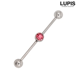 【14G】ジュエルインダストリアルストレートバーベルボディピアス | LUPIS | 詳細画像4 