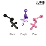 【16G・18G】クロスチャームストレートバーベルボディピアス | LUPIS | 詳細画像4