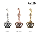 【14G】アンティーククラウンジュエルバナナバーベルボディピアス・へそピアス | LUPIS | 詳細画像2 
