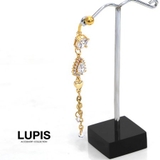 ラディアンスジュエルゴールドバナナバーベルボディピアス へそピアス ピアス | LUPIS | 詳細画像5 