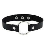 ブラック | シルバーリングチョーカーネックレス | LUPIS