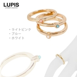 ペレットストーンピンキーリング 【ファランジリング ミディリング | LUPIS | 詳細画像3 