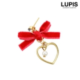 ベロアリボンハートフレームピアス | LUPIS | 詳細画像4