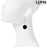 パール×ポンポンファーバックキャッチロングピアス | LUPIS | 詳細画像3