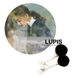 パール×ポンポンファーバックキャッチロングピアス | LUPIS | 詳細画像5