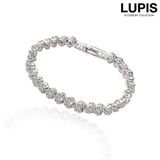 ハートラインストーンブレスレット | LUPIS | 詳細画像1 