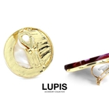 マーブル×ゴールドサークルイヤリング【クリップ式】 | LUPIS | 詳細画像4 