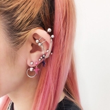 【14G】シルバーシンプルストレートバーベルボディピアス | LUPIS | 詳細画像6 