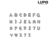 ≪1個入り 片耳用≫イニシャルパヴェピアス | LUPIS | 詳細画像5 