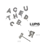 ≪1個入り 片耳用≫イニシャルパヴェピアス | LUPIS | 詳細画像6 